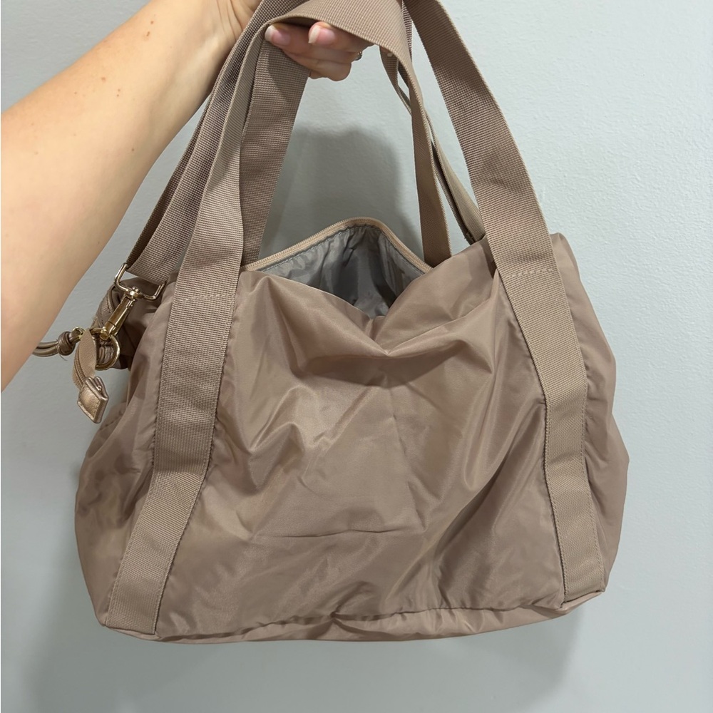 DAY Birger et Mikkelsen Nylon Tote Bag Beige Lightweight Shoulder Travel Bag - Picture 5 of 5
